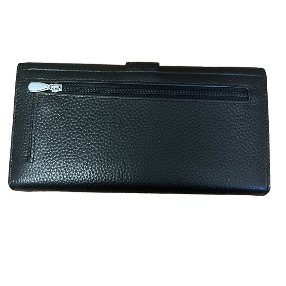 Cruis RFID Black Leather Tri-Fold Wallet - Picture 5 of 6